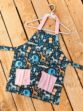 Pastel Zoo Animal Apron