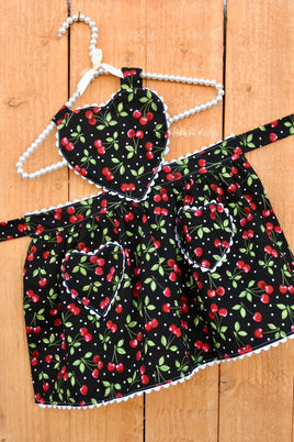 Cherry Hearts Aprons - Childrens