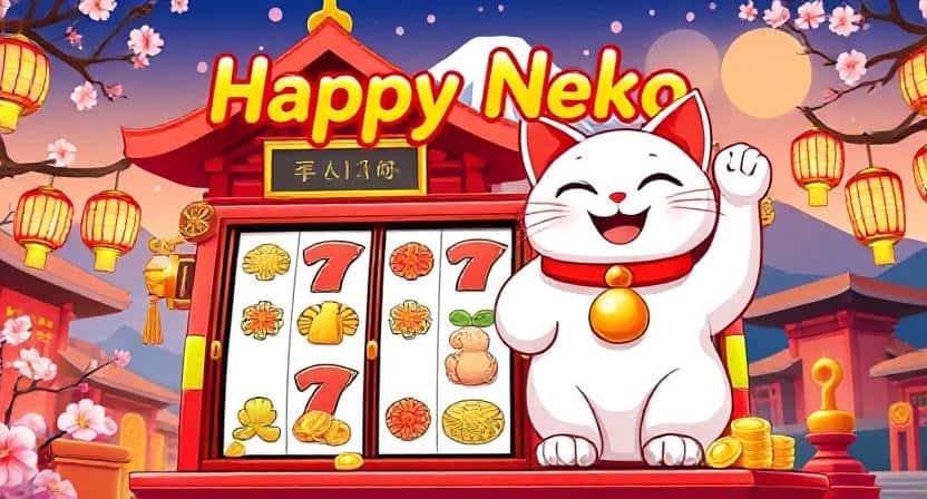Happy Neko Spadegaming Slot Gacor Bernuansa Keberuntungan Jepang